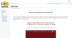 Desktop Screenshot of aidswiki.net