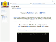 Tablet Screenshot of aidswiki.net